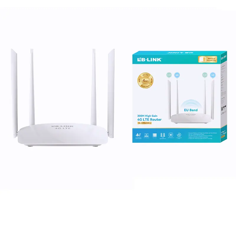 LB-LINK BL-CPE450EU Bộ Định Tuyến LTE Bộ Định Tuyến Thẻ Sim 4G Mạng 4G Tốc Độ Tăng Cao 300Mbps