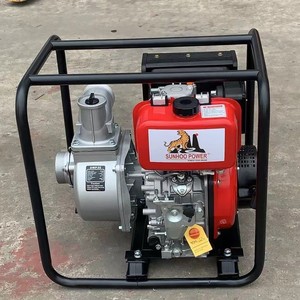 Bomba de agua a gasolina Sunhoo Power DWP30 de 2/3/4 pulgadas de alto flujo para construcción, riego y estanques de peces - Product Image 1