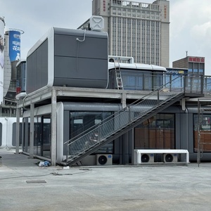Cabaña de Oficina Prefabricada Moderna de Dos Pisos, Tipo Apple, de 40 Pies, con Dos Habitaciones, Casa Cápsula Pequeña para Terrenos Inutilizados - Product Image 3