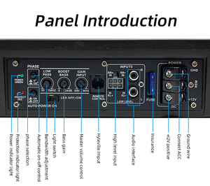 Nouvelle conception 12V DC 10 pouces Amplificateur de subwoofer de <span class=keywords><strong>voiture</strong></span> unique 200W RMS Meilleure qualité KUERL K-BF10 Système audio - Product Image 6