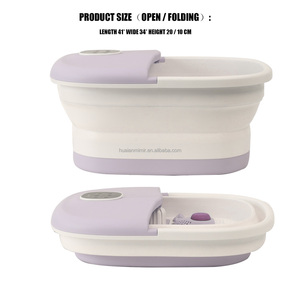 Appareil de massage des pieds pliable et portable pour bain de pieds relaxant, avec bulles, pierre <span class=keywords><strong>ponce</strong></span>, pierre à poncer et compartiment à herbes - Product Image 6