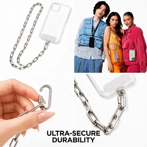 Chaîne de sac de haute qualité et sangle de téléphone personnalisable en chaîne dorée avec chaînes pour sangles de sacs à usage polyvalent - Product Image 2