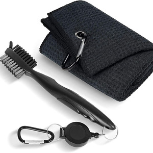 <b>Golf</b> Club Cleaning Kit With Brush Towel Set 60cm X 40cm Convenient For <b>Golf</b> Gear Maintenance - Product Image 4