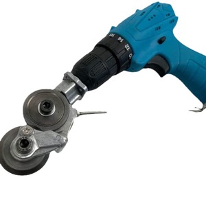 Nouveau kit de conversion de perceuse à batterie pour découpe de tôle avec ciseaux à tôle à lame en acier - Product Image 1