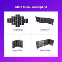 Écran LED modulaire autoportant RAYBO P3.91 pour scènes extérieures, mur vidéo LED mobile HD étanche IP66 pour scènes espagnoles