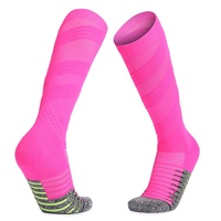 Chaussettes de Compression longues rembourrées, coussin de course de football 20-30mmhg
