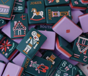 Ningbo Leti Trading Co., Ltd. Mahjong Portable 4-Layer Luxury American-Style Mahjong &amp; <strong>Chess</strong> Box <strong>Set</strong> for 160 Mahjong Tiles - Product Image 1