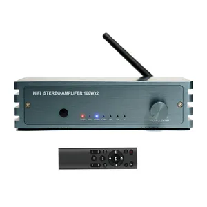 Sam tronic Audio Bluetooth 2-Kanal-Soundleistungs-Stereoverstärker TPA3116 Mini-HiFi-Digital verstärker für Lautsprecher 100W Höhen und Bässe