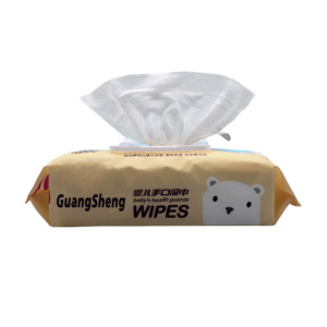 ผ้าเช็ดทำความสะอาดเด็กแบบใช้แล้วทิ้ง ป้องกันการแพ้ เนื้อนุ่มพิเศษ ผลิตจากวัสดุไม่ถักทอ อ่อนโยนต่อผิวเด็กแรกเกิดที่บอบบาง - Product Image 1