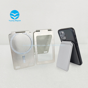 Matriz de <span class=keywords><strong>imanes</strong></span> de fábrica para teléfono, Clips para billetes, BILLETERA, bisagra de Metal con imán para billetera con tarjeta MagSafe - Product Image 1
