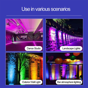 Projecteur mural LED haute luminosité à modes dynamiques RGB multi-éphémères et changement de couleur instantané pour scène, façade et <span class=keywords><strong>concert</strong></span> - Product Image 2