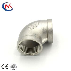 Matériaux de <span class=keywords><strong>plomberie</strong></span>, raccords de tuyauterie sanitaires en acier inoxydable fileté SS304/316, coude union pour l'alimentation en eau - Product Image 5