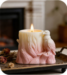 Molde de silicona 3D de águila en tronco de árbol <span class=keywords><strong>para</strong></span> bricolaje: portavelas de <span class=keywords><strong>cemento</strong></span>, taza de yeso, taza de resina, maceta y adornos decorativos <span class=keywords><strong>para</strong></span> el hogar - Product Image 6