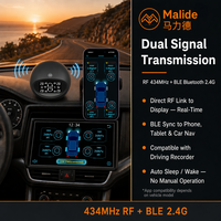 Sistema TPMS OEM Integral, Monitor Interno + Magnético, Estructura de Software de PCB de Desarrollo Propio para Venta al por Mayor a Flotas, Pedidos al por Mayor
