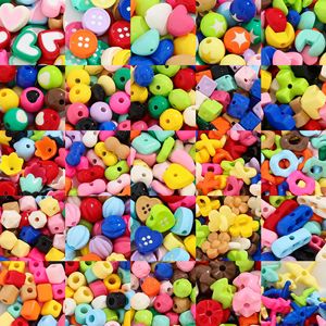 Colorful Mixed <b>Shape</b> Acrylic Loose Beads For Jewelry Making DIY Accessories - Product Image 1