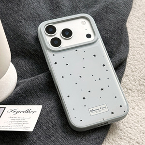 Custodia per telefono in PC con placcatura epossidica a motivo stellare alla moda su sfondo blu per <span class=keywords><strong>iPhone</strong></span> 17 Pro Max 16 15 13, protezione personalizzata semplice - Product Image 3