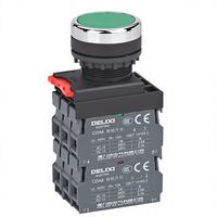 DELIXI CDA8 Sakelar Tombol Tekan Tinggi 22mm 1NO+1NC Momentary Latching Kontrol Industri Bersertifikasi CE Stok Siap Pakai dari Pabrik