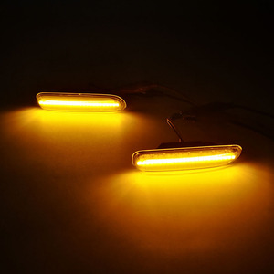 For <strong>BMW</strong> 3 Series <strong>E46</strong> Sedan Coupe Wagon Convertible 1997-2001 <strong>Led</strong> Dynamic Turn Signal Light Side Fender Marker Sequential Lamp - Product Image 5