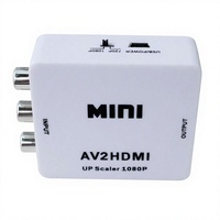 Adaptador AV a HD, Convertidor AV2HD para HDTV, Adaptador Escalador
