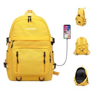 Mochila Escolar al por Mayor de Fábrica, Logotipo Personalizado, Impermeable, de Poliéster, para Portátil, OEM para Universidad - Product Image 6