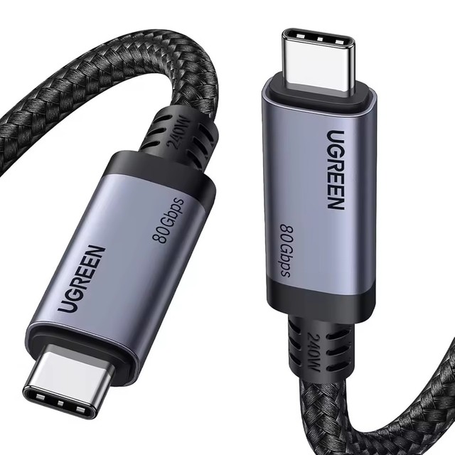 L706 UGREEN USB C Cable 240W USB4 Gen4 80Gbps Type C 17K Dual 8K Triple 4K Display PD3.1 Fast Charging for MacBook iPad iPhone