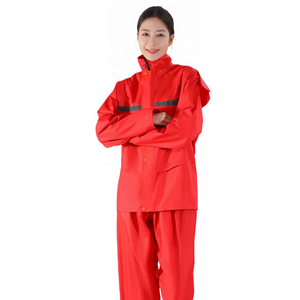 Set Impermeabile Completo per Uomo e <span class=keywords><strong>Donna</strong></span>, Giacca e <span class=keywords><strong>Pantaloni</strong></span> <span class=keywords><strong>Impermeabili</strong></span> Antipioggia per Adulti, Abbigliamento Outdoor - Product Image 4