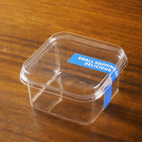 Boîte d'emballage en plastique personnalisable pour desserts, pâtisseries, tiramisu, mousse, gâteaux, biscuits, aliments sucrés, macarons, beignets