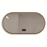 Miroir Intelligent de Salle de Bain Moderne en Gros, Nouveau Design, Miroir de Maquillage Mural LED Intelligent Personnalisé avec Lumières