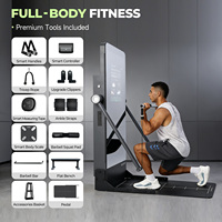Miroir de gym intelligent sur pied IMBODY POWER S Pro 43 pouces en acier carbone et ABS