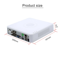 HD 5MP DVR 4/8 canaux CCTV AHD hybride DVR 1080P 5in1 enregistreur vidéo pour AHD TVI CVI CVBS caméra analogique caméra IP
