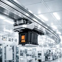 Profilé en aluminium sur mesure OEM pour système monorail OHT de salle blanche