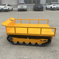 Hydraulisch Angetriebenes Gummikettenfahrwerk 500kg 1000kg 2000kg Langlebige Raupenbasis für Obstgarten-Transporter und Spezialmaschinen