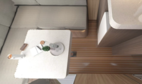 Fournisseur d'usine en gros de caravanes de camping de luxe avec toilettes, mini-caravane, caravane de voyage sur route, fabriquée en Chine