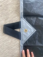 Bâche de protection pour foin super résistante en HDPE+LDPE tissée, anti-moisissure, traitée anti-UV, durable, avec coins renforcés et œillets en laiton