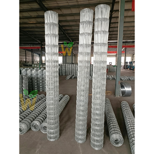 Recinzione in Rete Metallica Alta 2,5m e Lunga 50m <span class=keywords><strong>per</strong></span> Bestiame, Cavalli, Pecore, Capre, Recinzione <span class=keywords><strong>per</strong></span> Pascoli, Allevamento Suini, Recinzione Zincata <span class=keywords><strong>per</strong></span> Campi - Product Image 6