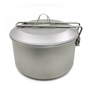 Sartén y Hervidor de Agua para Acampar al Aire Libre, 0.6L, Olla con Tapa de 1.8L, Juego de 3 Piezas - Product Image 3