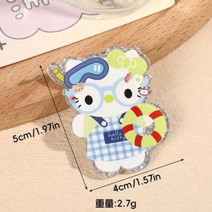 Bling carine Glasses Kt Cartoon Charms Chef <span class=keywords><strong>chitarrista</strong></span> Diver gatto Patch in acrilico accessori per capelli fai da te custodia per telefono spazzatura decorazioni - Product Image 6
