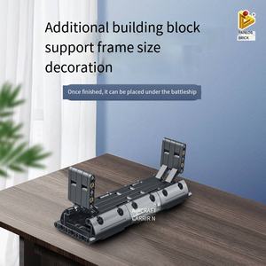 2023 baru Panlos 637009 Model kapal perang mewah seri mainan interaktif militer blok bangunan kapal perang USS Diy - Product Image 3