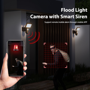 Thông minh tuya Wifi nightwatcher an ninh cảm biến chuyển động LED ánh sáng với máy ảnh cho vườn ngoài trời không thấm nước 23 Wát chiếu sáng - Product Image 4