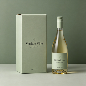 Boîte à vin <span class=keywords><strong>blanc</strong></span> élégante haut de gamme personnalisée, en papier gaufré à feuille d'or, pour bouteille de vin <span class=keywords><strong>blanc</strong></span> sec, emballage cadeau de luxe - Product Image 3