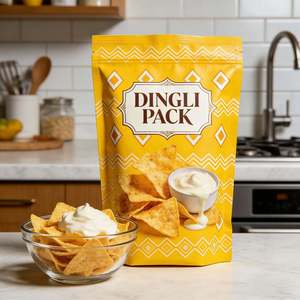 Custom Resealable Stand Up Zipper <b>Bag</b> Dried Fruit Granola Popcorn Peanut Pet Snack Chips Smell Proof Packaging Pouch - Product Image 2