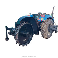 Trancheuse à disques hydraulique certifiée CE pour chargeuse compacte, idéale pour l'irrigation agricole et le creusement de canalisations