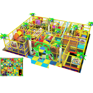 Aire de jeux intérieure commerciale avec jeux interactifs personnalisés, zones de jeux souples en plastique, capacité de 500 kg - Product Image 5
