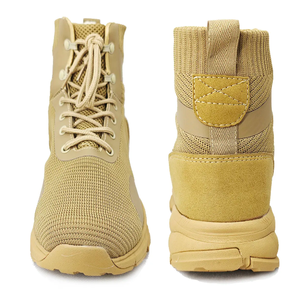 Botas de Combate HPB0304 para Hombre, Botas de Desierto de Cuero para Deportes al Aire Libre de Verano, Botas de Trabajo para Exteriores - Product Image 3