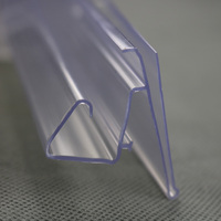 Étiquettes de rayonnages de supermarché pour clips de rayonnages métalliques de supermarché, bande en PVC plastique
