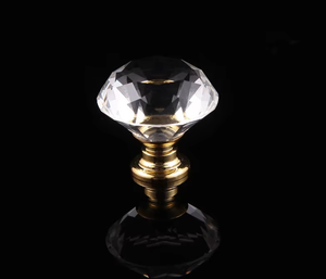 Đồ Nội Thất <span class=keywords><strong>K9</strong></span> Pha Lê Xử Lý Và Núm Kim Cương Hình Dạng 30Mm Thiết Kế Hiện Đại Cho Tủ Quần Áo Ngăn Kéo Nhà Bếp Tủ Quần Áo Dễ Dàng Cài Đặt - Product Image 4