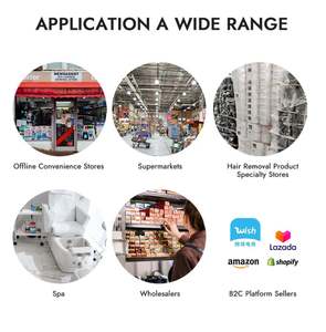 ครีมกำจัดขน100กรัม200กรัมแพ็กเกจครีมกำจัดขนสำหรับกำจัดขนที่ขาสายบิกินี่ - Product Image 6