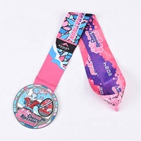 Médaille de finisseur de marathon personnalisée en alliage de zinc 3D en relief, OEM ODM, récompense pour compétition sportive