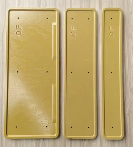 Ensemble chaise de bureau en bois moulé avec cadre métallique et pieds cabriole, design moderne du milieu du siècle, écologique et ergonomique pour usage scolaire - Product Image 4