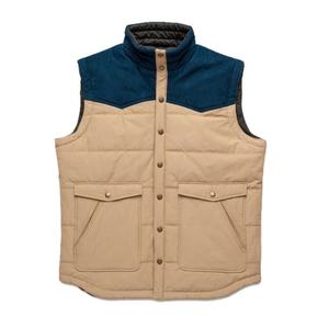 Gilet matelassé à col montant pour homme 2020, imperméable, réversible, sans manches, pour l'hiver, pour homme - Product Image 1